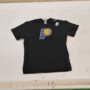 Indiana Pacers Black Crew Neck Tee with Sunset Graphic
